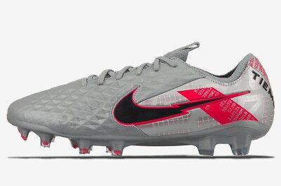 Nike Men TIEMPO Legend 8 ELITE FG Cleats Gray Soccer Boot GYM Spike CW0518-906
