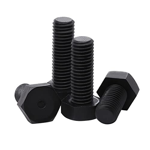 CONPHERON Nero Viti Esagonali in Nylon, Viti a Testa Esagonale in Plastica, Vite