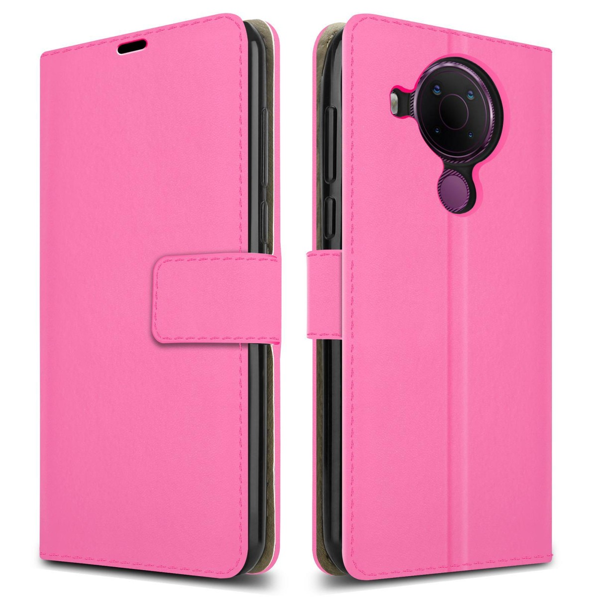 Cover Per Nokia 2.4 Custodia A Libro Portafoglio In Pelle Con - Foto 5