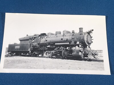 Wabash Eisenbahn Lokomotive 1555 Vintage Foto 
