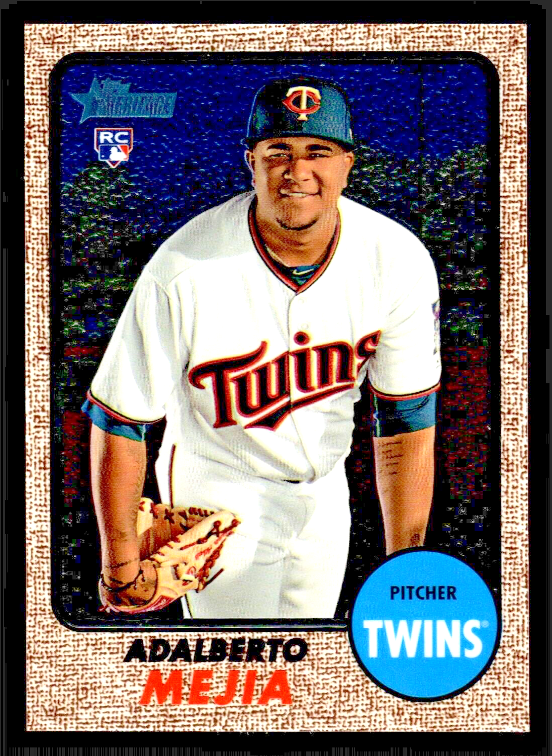 2017 Topps Heritage Adalberto Mejia Rookie Chrome #THC-550 -/999