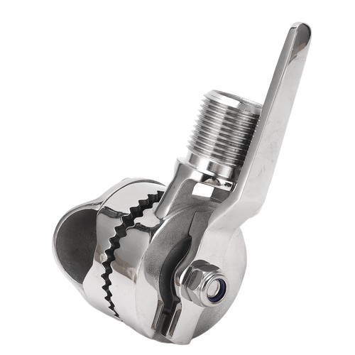 Marine VHF Antenna Mount Stainless Steel Adjustable Ratchet Mount For 7/8-1in - Photo 4/12