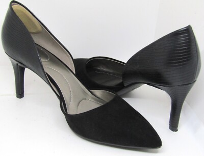 Bandolino Womens Grenow Pointed Toe D-orsay Pumps, Black