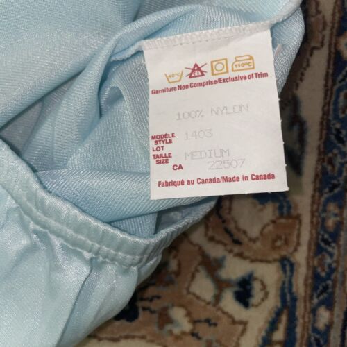 NEW VINTAGE ANTRON III DUPONT SATIN NYLON GRANNY HIGH-WAISTED SILKY PANTY M - Picture 3 of 4