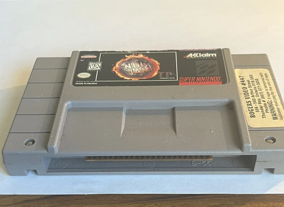 NBA Jam Tournament Edition (Super Nintendo, SNES) Authentic. Tested & Working - Image 3 of 3