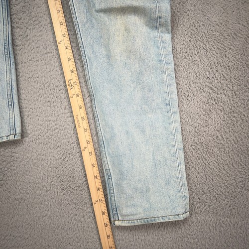 Rag & Bone Jeans Mens 31x32 (Fits 32x29) Blue Fit 2 Slim Button Fly Denim - Picture 7 of 19