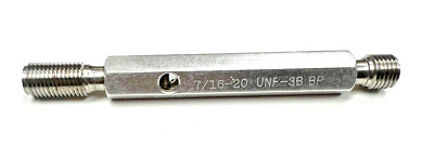 Thread Plug Gage - 7/16 - 20  UNF - 3B GO & NO GO (Item# 117E