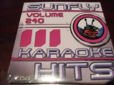 SUNFLY HITS KARAOKE  DISC SF240 VOLUME 240 CD+G SEALED 15 TRACKS