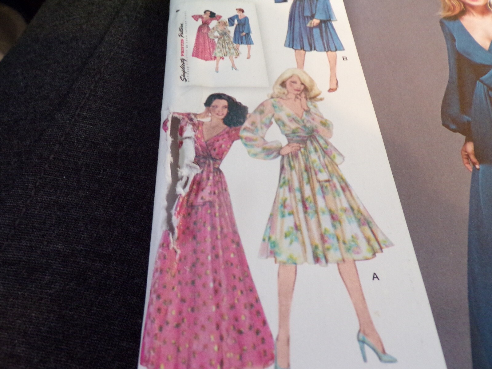 🌺 SIMPLICITY 8013 LADIES TWO LENGTH WRAP DRESS PATTERN 622