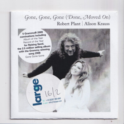 (LK964) Robert Plant & Alison Krauss, Gone Gone Gone - 2009 DJ CD