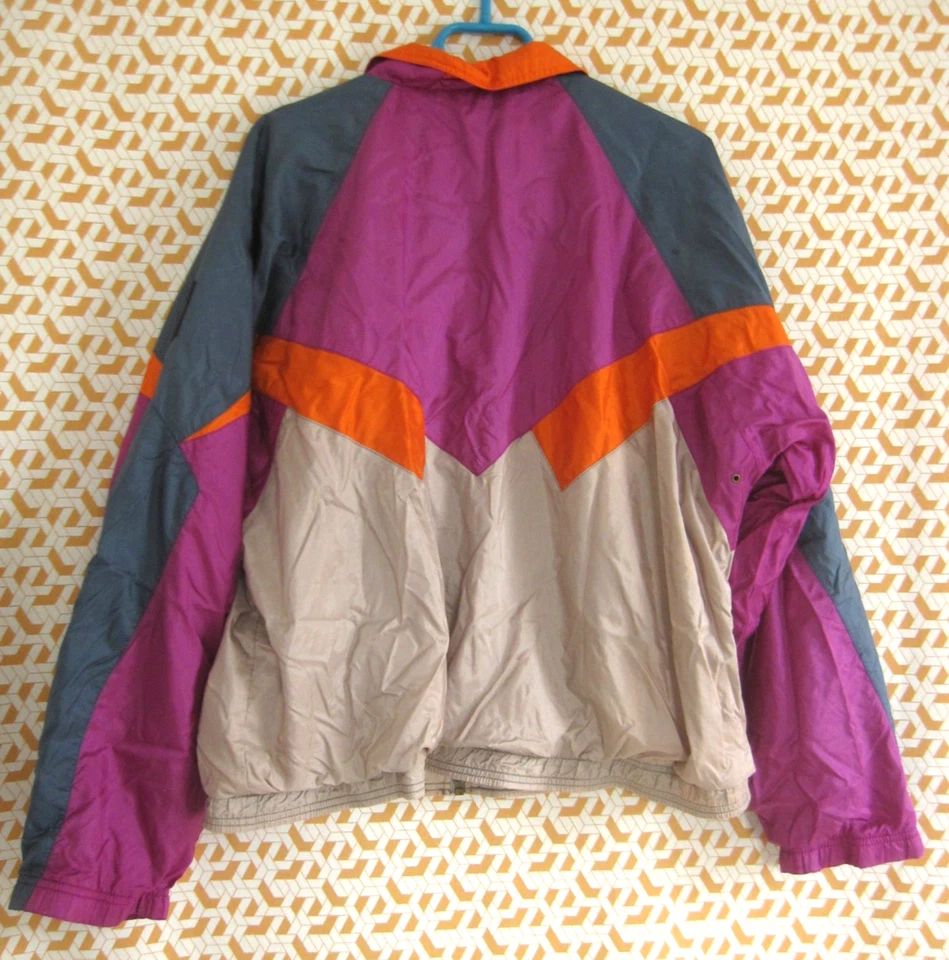 Veste Nike Premier vintage Toile 90'S violette Nylon Vintage Jacket - M - Photo 2/4