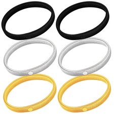 6PCS Sleeve Garters for Women and Men, Anti-Slip Sleeve Holders, Metal Armban...
