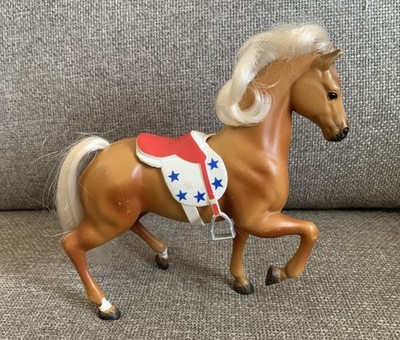Vintage Marchon Grand Champion 1992 Model Horse with Parade Saddle 7 H