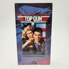 Top Gun (VHS, 1986) Paramount - Tom Cruise, Val Kilmer, NEW Factory Sealed