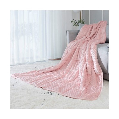 ALANSMA Reversible Weighted Blanket for All Season, Luxury Velvet, ... Fast Ship