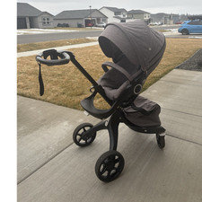 Stokke Xplory Gray Stroller Adjustable Handle...