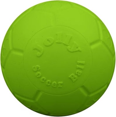 Jolly Pets Large Jolly Soccer Ball Floating-Bouncing Dog Toy 8'' Green Apple