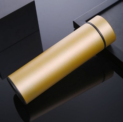  Led SMART THERMOS VACUUM FLASK Gold  500ml (16oz)