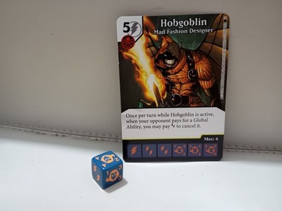 Dice Masters - The Amazing Spider-Man - Hobglobin - Mad Fashion Designer & Würfel