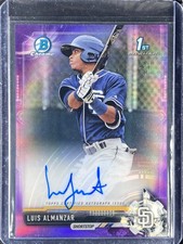 Almanzar, Luis - 2017 Bowman Chrome Prospect - Autograph - 117/250