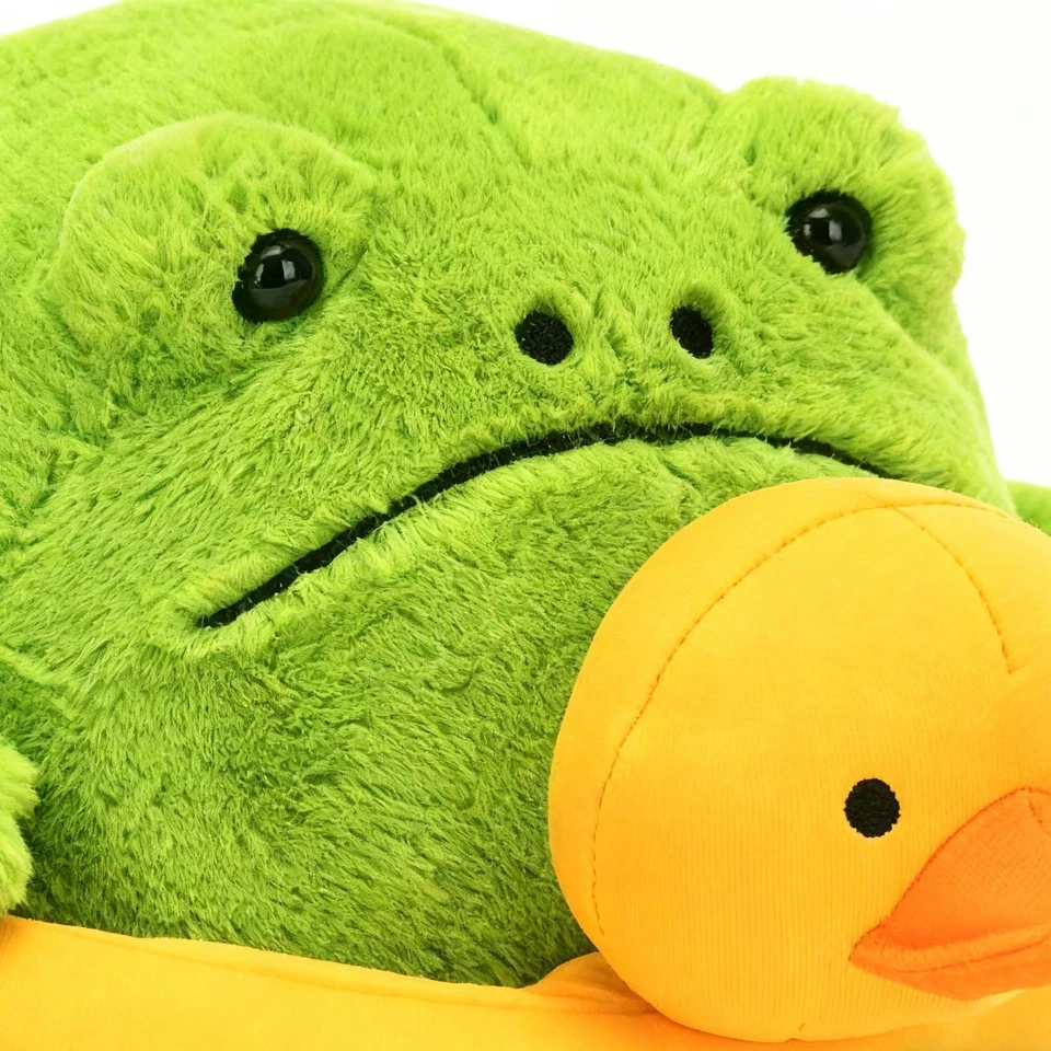 NWTJellycat I Am Ricky Rain Frog In A Rubber Ring Cuddly Animal Plushie Doll - Image 4 of 4