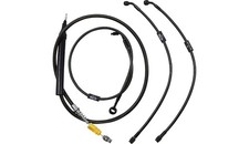 La Choppers LA-8157KT-16M Cable/Brake Line Kit - 15-17in. Ape Hangers - Midnight