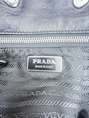 Prada Archive 2000s Black Leather Shoulder Bag - Vintage Hobo | eBay