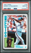 1984 Topps Darryl Strawberry #182 PSA 10