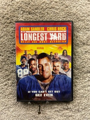The Longest Yard DVD (2005) Adam Sandler, Chris Rock, Burt Reynolds, Peter Segal
