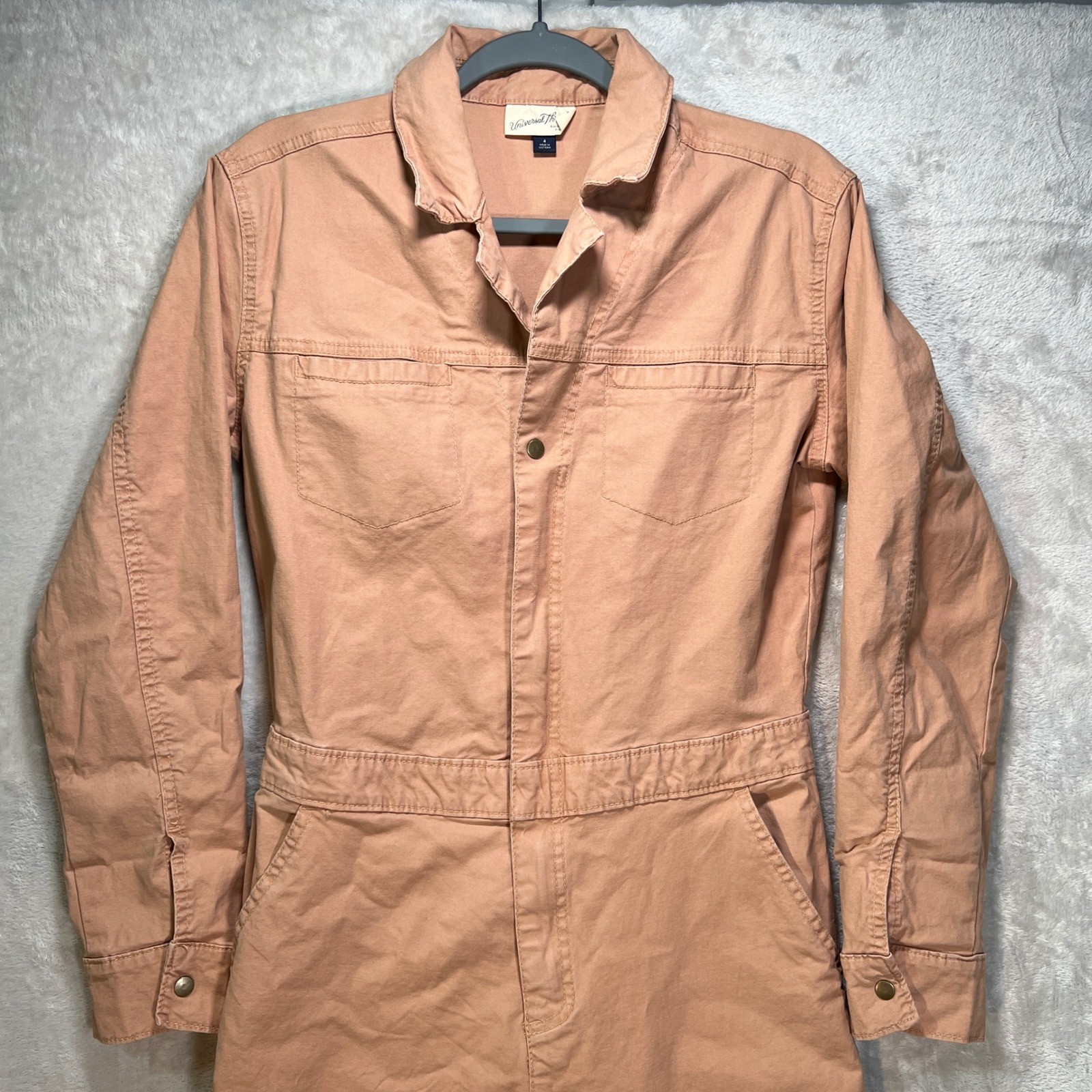 Universal Thread Jumpsuit Pink Utility Long Sleev… - image 2