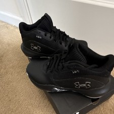 Under Armour UA GS Lockdown 7 Basketball Sneakers Black Unisex Kids 4.5Y