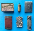 MATCHSAFE MATCH SAFE x6 VESTAS GOLDEN WEDDING TEA MARBLES 1900 LIGHTS ETC…