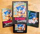 Sega Genesis (CIB) Sonic The Hedgehog - COMPLETE Retail Game Box Manual + POSTER