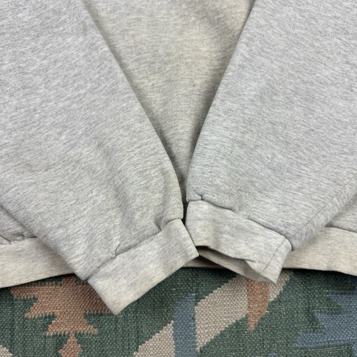 Vintage 90s Nike Swoosh Spellout Crewneck Sweatshirt Gray Size Large USA Made - Bild 9 von 10