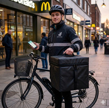 Professionelle Essen Liefertasche 30L Thermoisoliert Uber n Just Eats Deliveroo