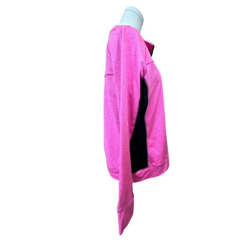 Victoria’s Secret PINK Y2K 1/4 Zip Pullover Hot Pink Size Large Mean Girls NWOT - Picture 17 of 20