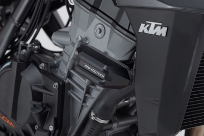 SW-Motech Sturzpad-Kit Schwarz passt für KTM 990 Duke(23-)
