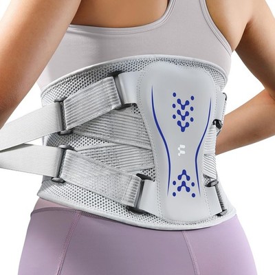 Back Brace for Women Men, Slim Fit & Lightweight, Wear Under Clothes, Reinfor...