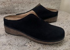 Earth Kolia Black Round Toe Slip-on Casual Clogs Womens Size 9