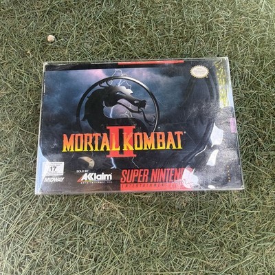 Mortal Kombat II SNES Super Nintendo CIB Complete Box Manual Acclaim (1994)