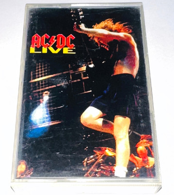 AC/DC Live Cassette Tape 1992 Thunderstruck Back In Black Money Talks Highway To