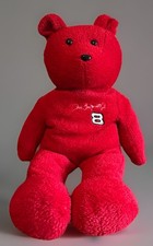 Vintage Dale Earnhardt Jr 8 Bear Plush 2001 27 Inch 23 Karat Gold N Bear NASCAR