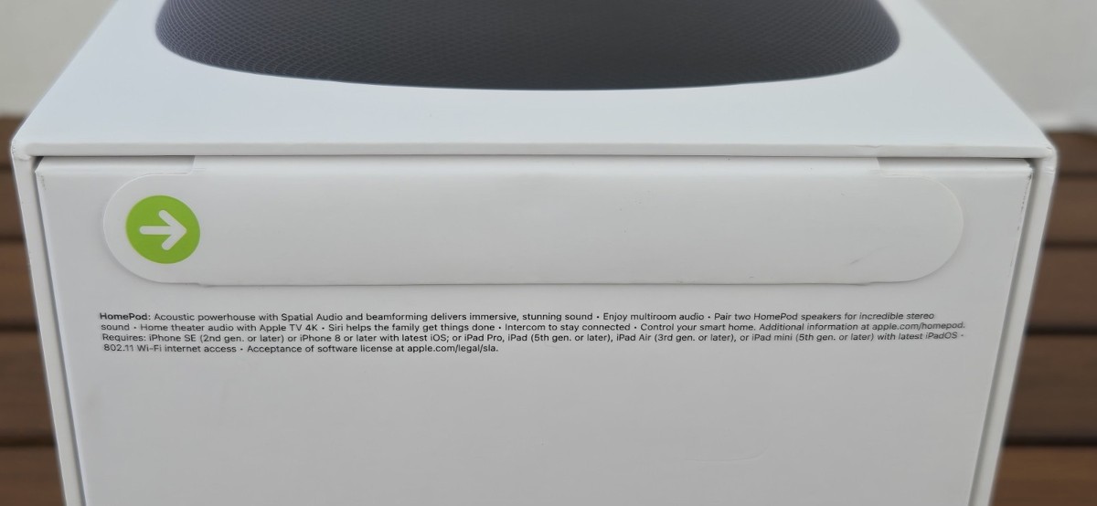 New! Apple HomePod Smart Speaker 2nd Generation A2825 MDEW4LL/A