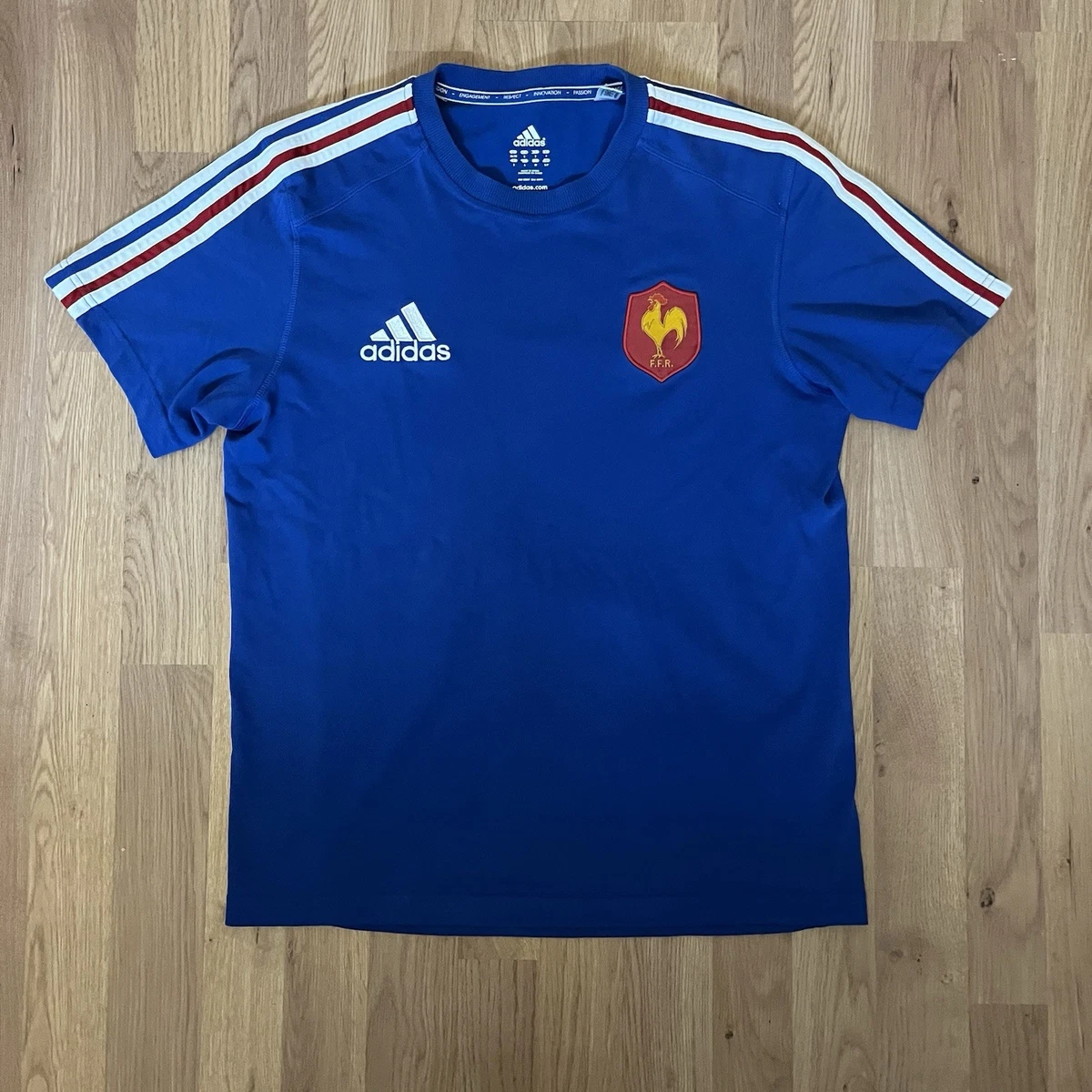 France Rugby World Cup 2019 Home Shirt - Le Coq Sportif Medium M Pro Jersey Top | UK