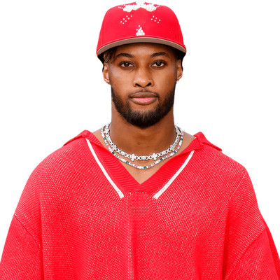 Denzel Ward (Red Top) Half Body Buddy Cutout