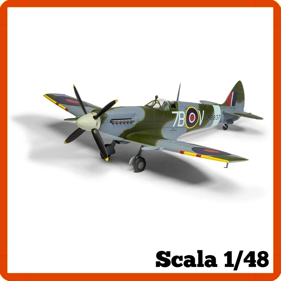Modellismo statico aerei kit 1/48 Airfix SUPERMARINE SPITFIRE Mk modellino aereo - Immagine 3 di 4