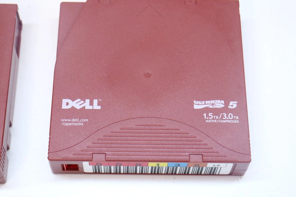 5x Dell LTO-5 Datenkassette – 1,5 TB / 3,0 TB – Ultrium Tape – gebraucht – evtl. - Bild 2 von 4