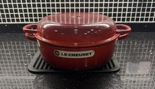 Le Creuset Signature Shallow Casserole Dutch Oven With Multifunctional Lid 26cm