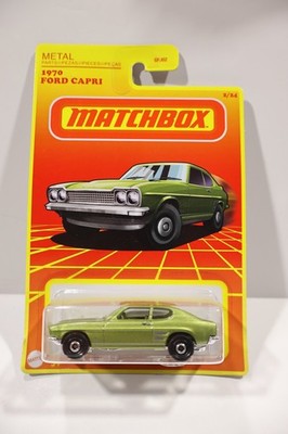 1970 Ford Capri Matchbox Metal Series 2021 GPJ02 Retro Green Diecast Car 2/24