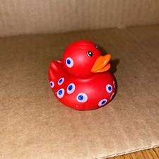 Red Rubber Duckie eyeballs 2